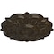Ekena Millwork Deria Ceiling Medallion (Fits Canopies up to 6"), 20 1/4"OD x 1 1/2"P, Stone Hearth Crackle CM20DRSHC - alternate 4